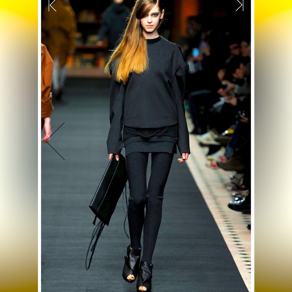 KUHO grey designer luxury knit formal dress winter Korean spring